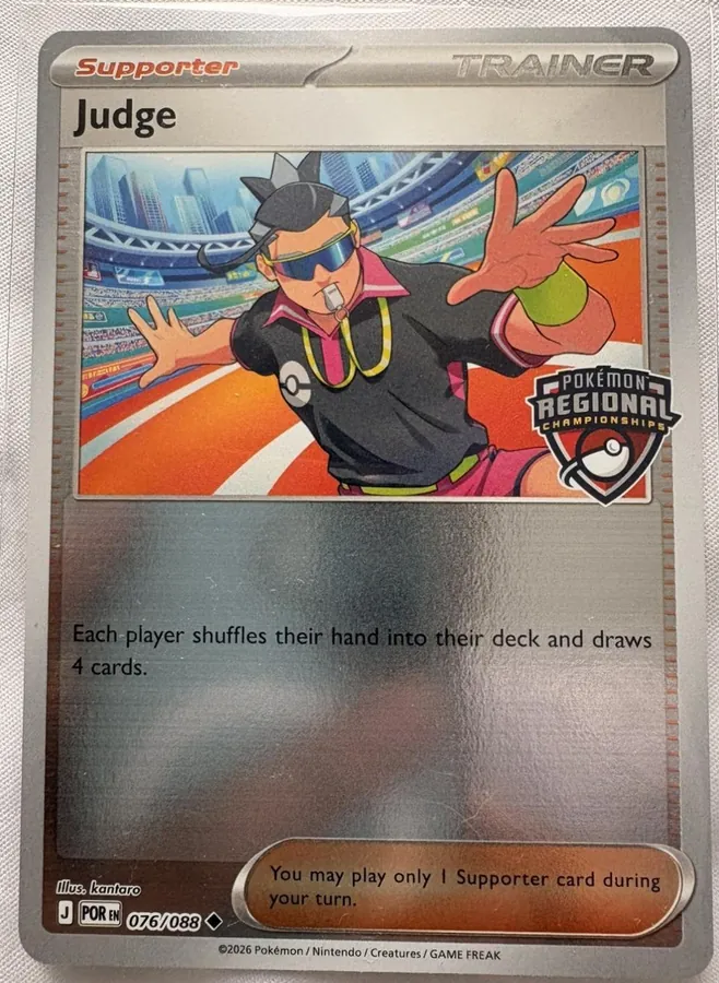 Perfect Order Judge [Regional] Pokémon card